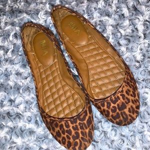 MIA leopard woman slip-ons; Size 7.5